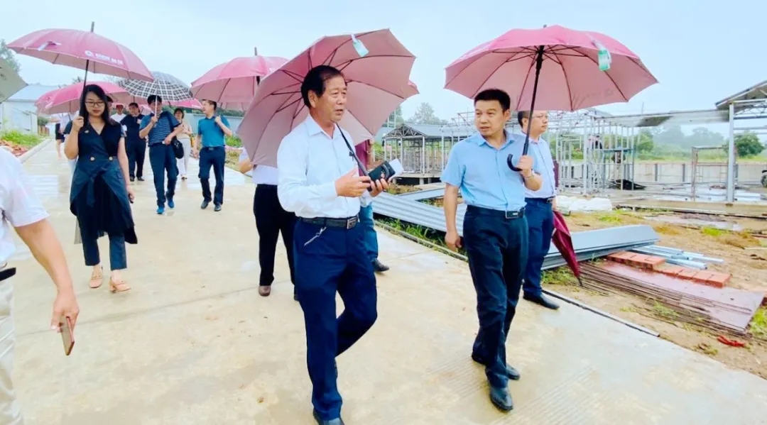 有关辅导一行参观湖北沙巴shaba电竞生态休闲农业园